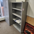 Hon Silver Bookshelf Bookcase with Adjustable Shelves 34x12x59